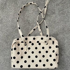 Baggu Regular Nylon Bowler Cream Polka Dot